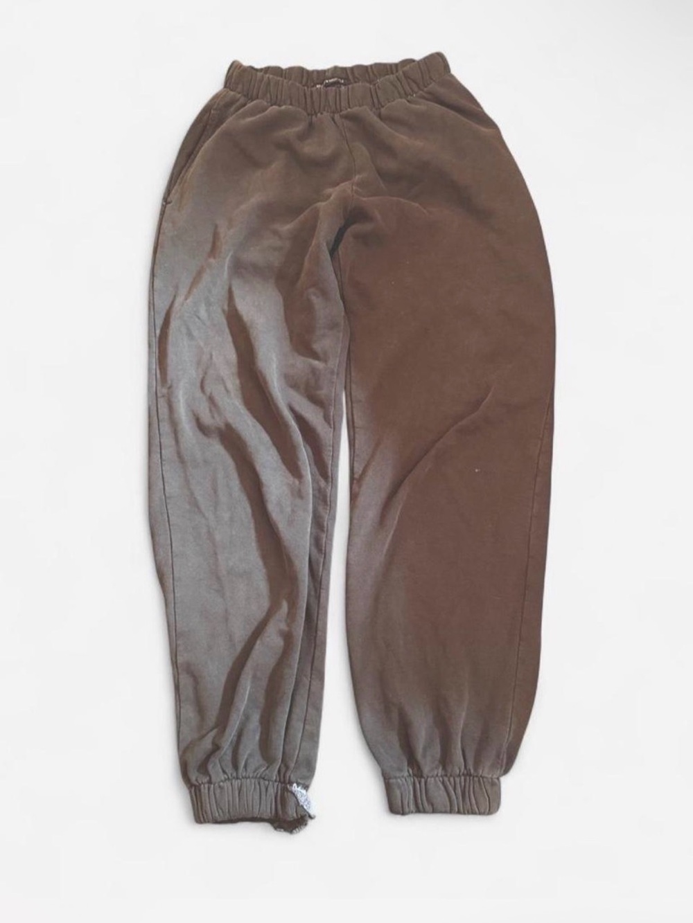 Brandy Melville dark brown fleece-lined joggers